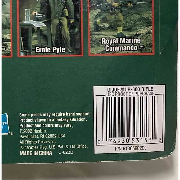 G.I. Joe Weapon Tech LR-300 Rifle Build Your Own Die-Cast Weapons Accessory 2002 - Picture 6 of 13